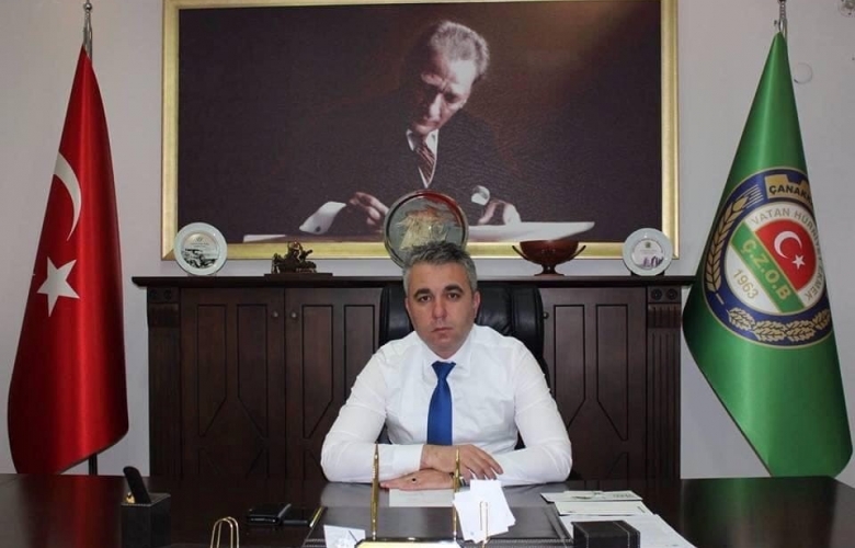 Çanakkale Ziraat Odası Yönetim Kurulu Başkanı İsmail Kaya'dan kutlama mesajı