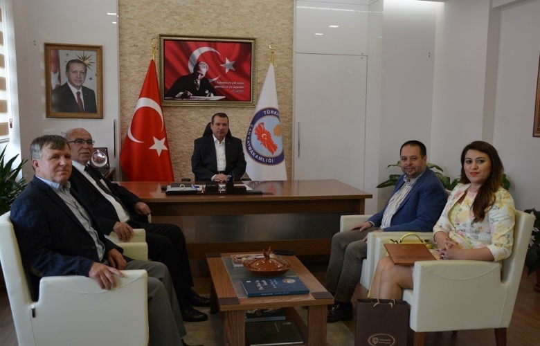 Çanakkale Ticaret Borsası Çan’da resmi ziyaretler gerçekleştirdi