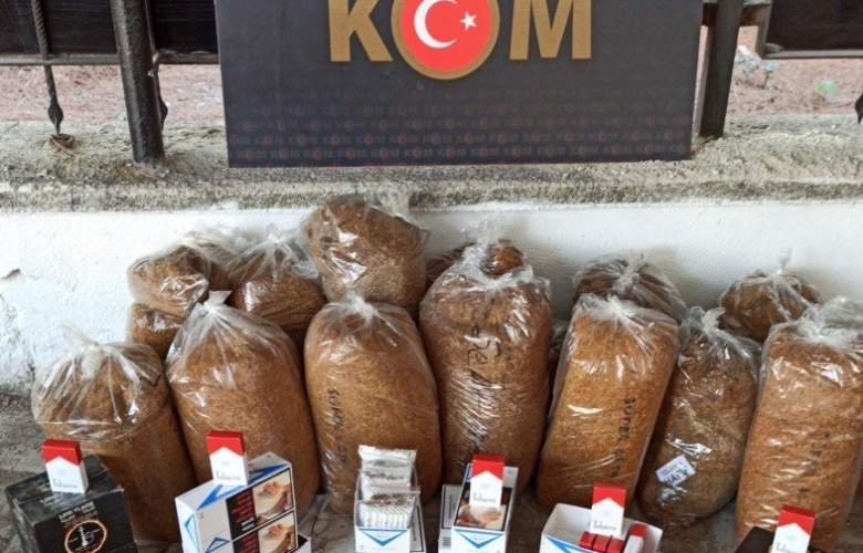 KAÇAK SİGARA VE TÜTÜNLERE EL KONULDU  