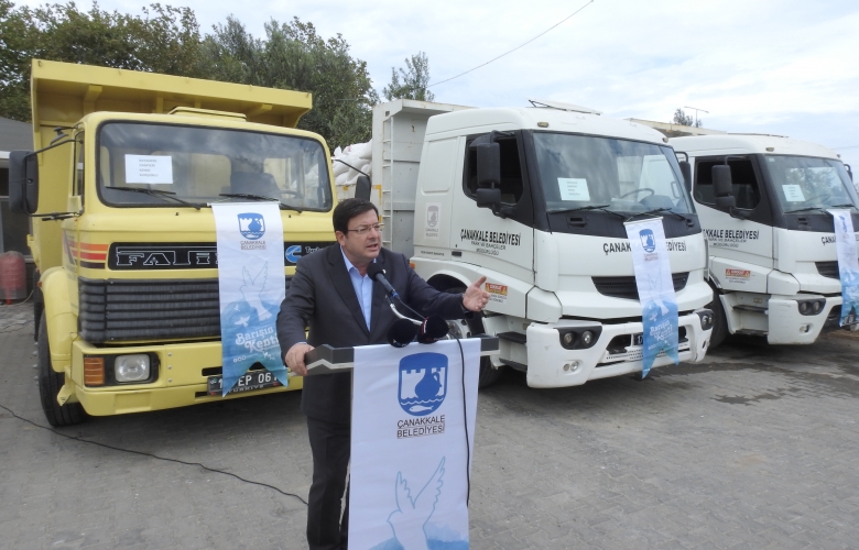 Çanakkale Belediyesinden Yangın Mağduru Üreticilere Atalık Buğday ve Yemlik Arpa Dağıtımı