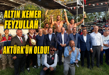 Tarihi Çardak Yağlı Güreşlerinde Altın Kemer Feyzullah Aktürk’ün Oldu